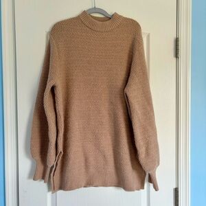 XL Beige Sweater Dress